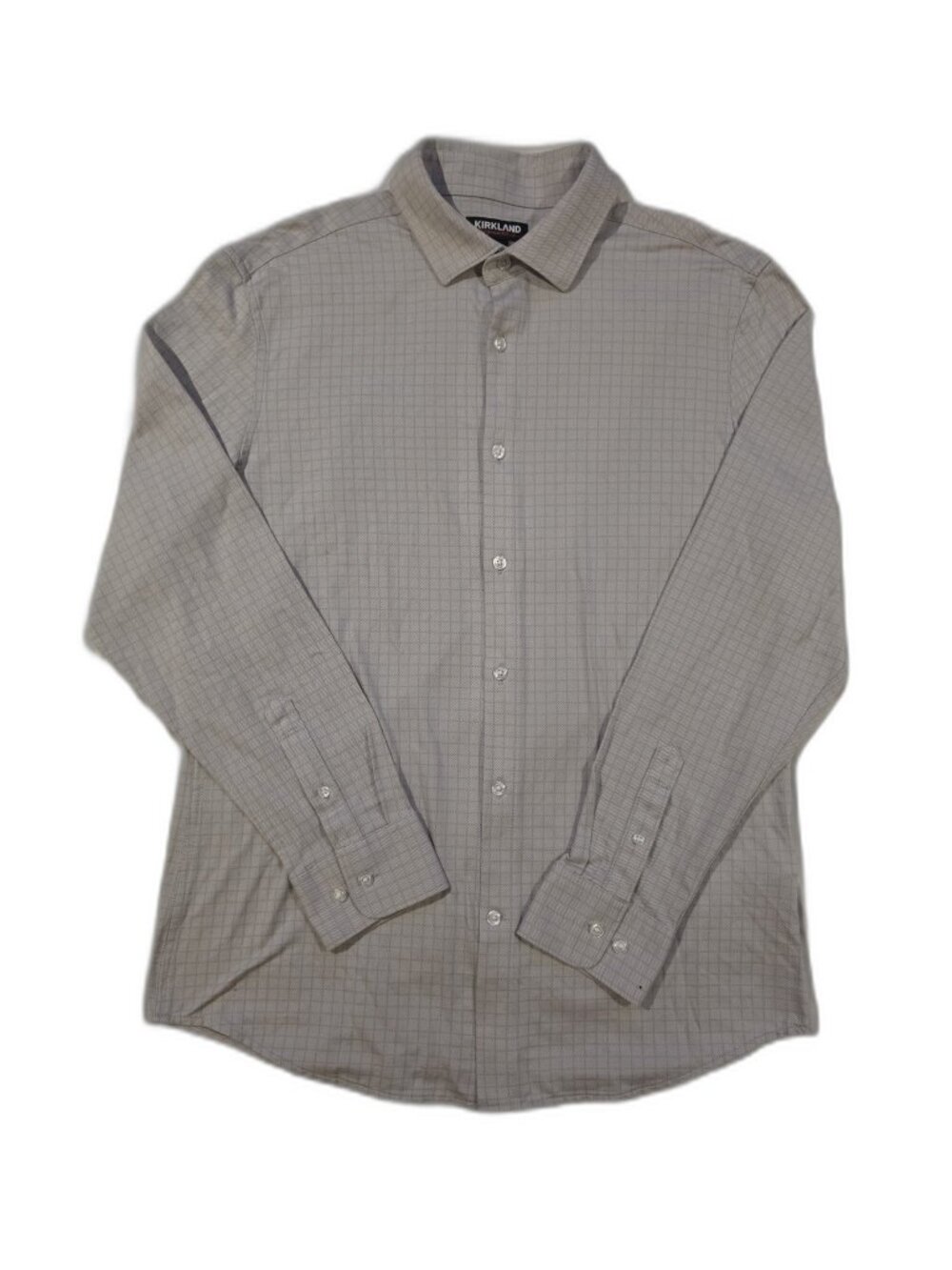 3/$20 Kirkland Signature Knit Button-Up Shirt Men's M 15-16 34/35
